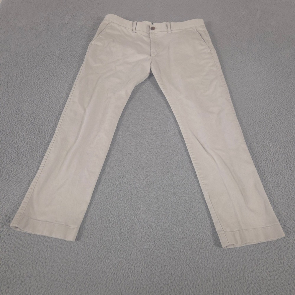 J.Crew Pants Mens 36x30 Khaki Slim-fit Flex‎ Chino Stretch Cotton Twill Slim Leg
